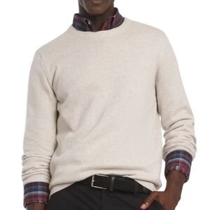 Chaps Solid Cotton Crewneck Sweater Size Large NWT